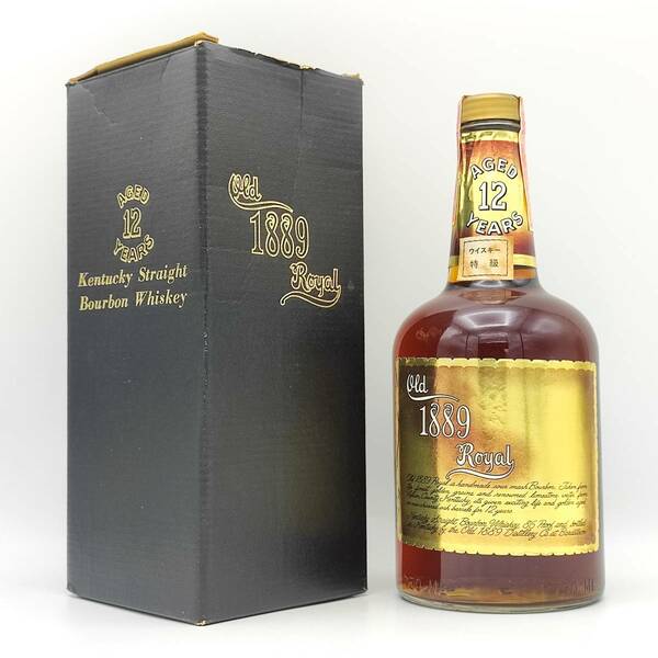 【全国送料無料】特級 Old 1889 Royal 12years old Kentucky Straight Bourbon Whiskey　43度　750ml