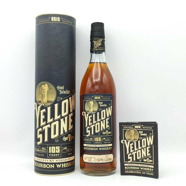 【全国送料無料】YELLOW STONE LIMITED EDITION 2015 Hand Selected CELEBRATING KENTUCKY STRAIGHT BOURBON WHISKEY　52.5度　750ml