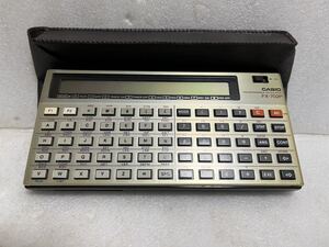 美品 CASIO カシオ ポケットコンピュータ PROGRAMMABLE CALCULATOR【FX-702P】簡易動作確認済 ジャンク扱い 新品電池付