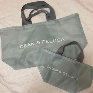 DEAN&DELUCA L&S размер mint blue сетка большая сумка комплект не использовался товар 