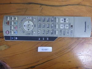 中古 松下電器産業(株) パナソニック (Panasonic) テレビ TV ケーブル CATV リモコン 型番: EUR7630ZCO 管理No.1487