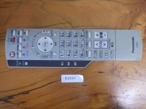 中古 松下電器産業(株) パナソニック (Panasonic) テレビ TV ケーブル CATV リモコン 型番: EUR7630ZCO 管理No.1532