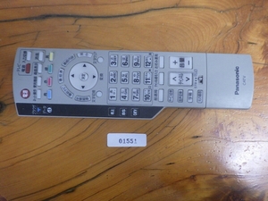 中古 松下電器産業(株) パナソニック (Panasonic) テレビ TV ケーブル CATV リモコン 型番: EUR7630ZCO 管理No.1551