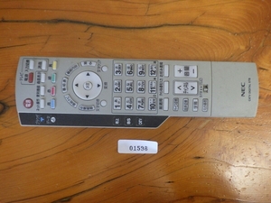 中古 日本電気(株) 松下電器産業(株) パナソニック (NEC Panasonic) テレビ TV ケーブル CATV リモコン 型番: EUR7630ZDO 管理No.1598