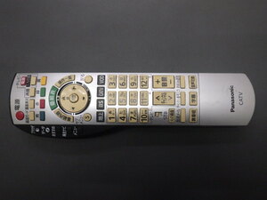 中古 Panasonic パナソニック TV BS CATV VOD テレビ デジタルテレビ ビデオデッキ リモコン 型番: N20AYB000373 管理No.01677