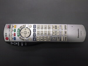 中古 Panasonic パナソニック TV BS CATV VOD テレビ デジタルテレビ ビデオデッキ リモコン 型番: N20AYB000373 管理No.01676