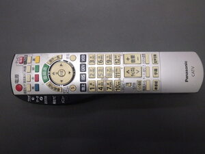 中古 Panasonic パナソニック TV BS CATV VOD テレビ デジタルテレビ ビデオデッキ リモコン 型番: EUR7663Z20 管理No.01695