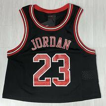 正規品 【L】 NIKE ナイキ JORDAN BRAND ジョーダンブランド 23 エッセンシャル ショート丈 ジャージー 黒 ビブス NBA ブルズ BULLS_画像1