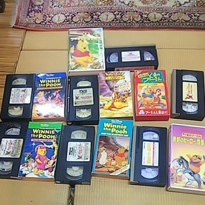 WINNIE the POOH くまのプーさん 計7本 ビデオテープ VHS ウォルト・ディズニー アンティーク