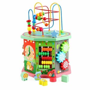 CJM356* beads Coaster Roo pin g child intellectual training toy tooth car, soroban, beads maze, Shape so-ta-, child .. action Cube motion . talent 