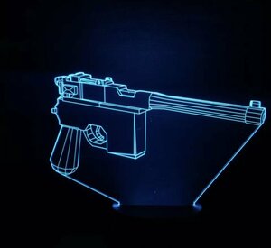 LHH507★LED銃ネオンライト 間接照明 ハンドガン 武器 サバゲー 照明 インテリア オーナメント オブジェ LED 銃 鉄砲
