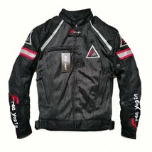 ZJM442 ★オートバイ ツーリング ライディング 通気 バイクジャケット メンズ ライダースブルゾン レーシングウエア フルメッシュ _画像1