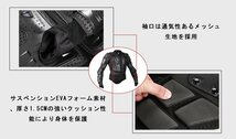 ZJM34 バイク用 上質 オフロー上半身プロテクター モトクロス バイクウエア 黒_画像5