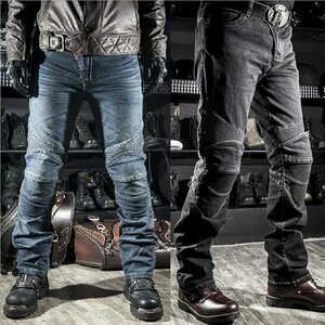 HSM148* autumn winter rider pants protector attaching for motorcycle Denim pants lai DIN g pants Denim bike pants touring racing bread 