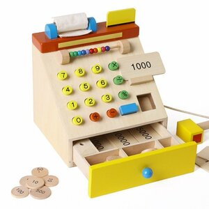CJM426* child reji shopping playing? convenience store wooden toy money count intellectual training toy toy birthday 3 -years old 4 -years old 5 -years old . image power shopping 