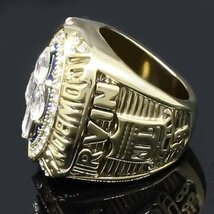 ZJM237 NFL贈り物 記念品 新品指輪 リング 16号～28号 ファッション ステンレス鋼 指輪 ダラス・カウボーイズ Champion _画像4