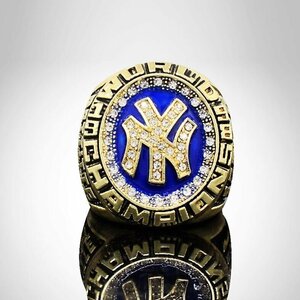 ZJM356 Champion 指輪 リング 23号/23.5号/24号 ファッション ステンレス鋼 贈り物 新品 MLB 指輪 ニューヨーク・ヤンキース