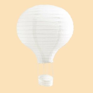 cjx40* paper lantern .. lamp type white plain 30cm 5 piece set display 