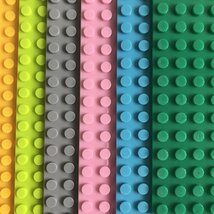 CJM370★レゴ交換　色別6枚セット ブロック クラシック プレ-ト 基礎板6-1_画像2
