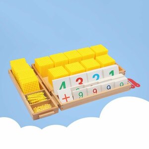 CJM421* monte so-li.. 10 . law 1-1000. gold beads figure card set early stage education finger . training intellectual training toy ..3 -years old 4 -years old 