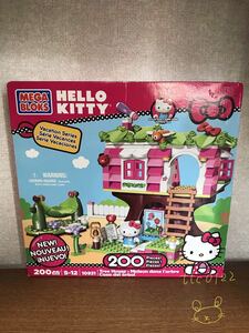  unused MEGA BLOKS( mega block ) HELLO KITTY( Hello Kitty ) 200 piece NEW!NOUVEAU!INUEVO! tree. . house? 10931 postage 710 jpy 