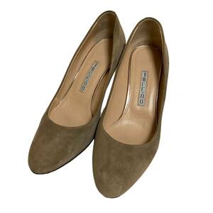 PELLICO Perry ko8. heel pumps suede .. leather beige 37 24. superior article 