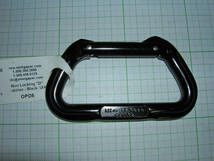 特価SALE！U.S. ( Omeg USA社製軍規格品) カラビナ（個人装備）Black carabiner with non locking gate (Vanguard) 在庫限り_画像3