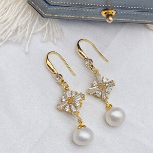 (21)ピアス、真珠