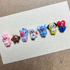 3dネイルパーツ【BT21BABY ちょこんと BTS バンタン 痛ネイル 推し btsネイル】