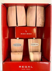 REGALシューツリーTY51新品SHOE TREES(バネ式) 紳士靴用Lサイズ木製レッドシダー紳士 メンズ革靴にシューキーパー