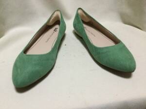 C1497olientaru traffic green group low heel pumps 37 size 