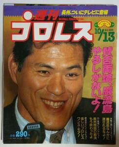 週刊プロレス 1987年 10月13日 No.226 藤波辰巳 ジャイアント馬場 天龍 長州力