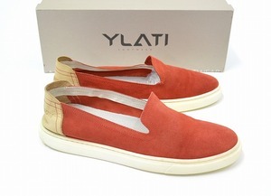 YLATI×PHENOMENONilati×fenome non ACHILLE замша туфли без застежки 41 RED красный SUEDE SLIP ON замша спортивные туфли обувь 