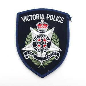 激レア 非売品★ヴィンテージ ワッペン★VICTORIA POLICE★オーストラリア ビクトリア州 警察★1970年代★美品 未使用