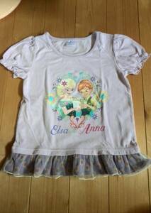 女の子アナ雪Tシャツ130