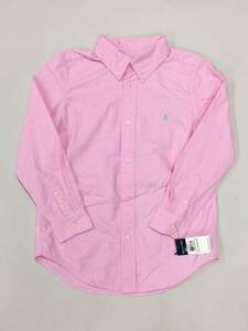  new goods 9007 boys 7 size shirt pink for children polo ralph lauren Polo Ralph Lauren long sleeve 