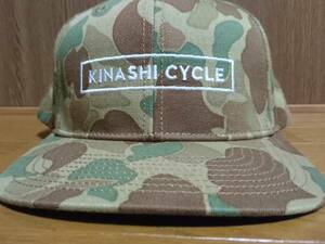 ☆木梨サイクル KINASHI CYCLE 帽子 キャップ カモフラージュ柄 57-59ｃｍ☆