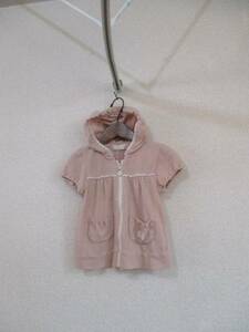 OLIVEdesOLIVE pink short sleeves Parker size 100(USED)70117S