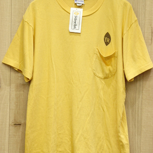 新品 yellow rat (イエローラット) CLASSIC BOX ポケット Tシャツ / Lサイズ / イエローマスタードの画像1