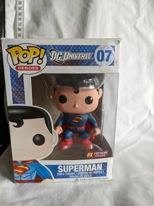 FUNKO( fan ko) POP HEROS figure Superman (SUPERMAN)#07 Previews Exclusive