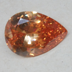 [46.23 ct] 合成シャンパンゴールドサファイア ピアシェイプドカット ルース 宝石 ジュエリー