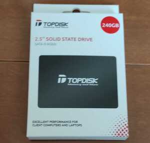 新品 240GB SSD TOPDISK 2.5インチ SATA