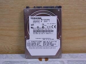 ^E/195* Toshiba TOSHIBA*2.5 -inch HDD( hard disk )*100GB SATA150 5400rpm*MK1034GSX* secondhand goods 