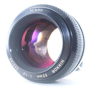 ★超極上美品★ NIKON ニコン NIKKOR 55mm 1:1.2 非Ai 明るい大口径単焦点レンズ #002185