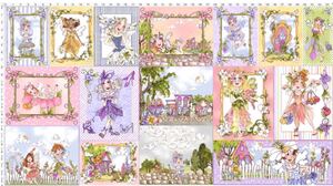 ロラライハリス生地 Very Fairy Panel