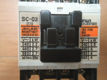 ★富士電機 電磁接触器 SC-03 AC100V 1a 開封済未使用品★ _画像2