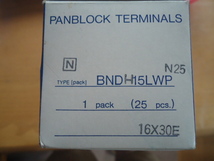 ★idec 和泉電気 PANBLOCK TERMINALS BNDH15LWP 25個入未使用品★_画像3