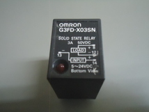 ★ OMRON オムロン ソリッドステートリレー G3FD-X03SN 5～24VDC 中古品★_画像1