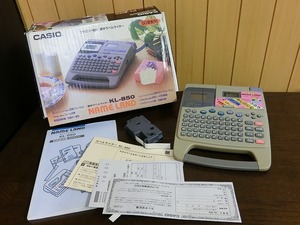 定価16800円 動作確認済み テプラ カシオ CASIO 漢字ラベルライター NAME LAND KL-850 ネームランド 新学期 名前