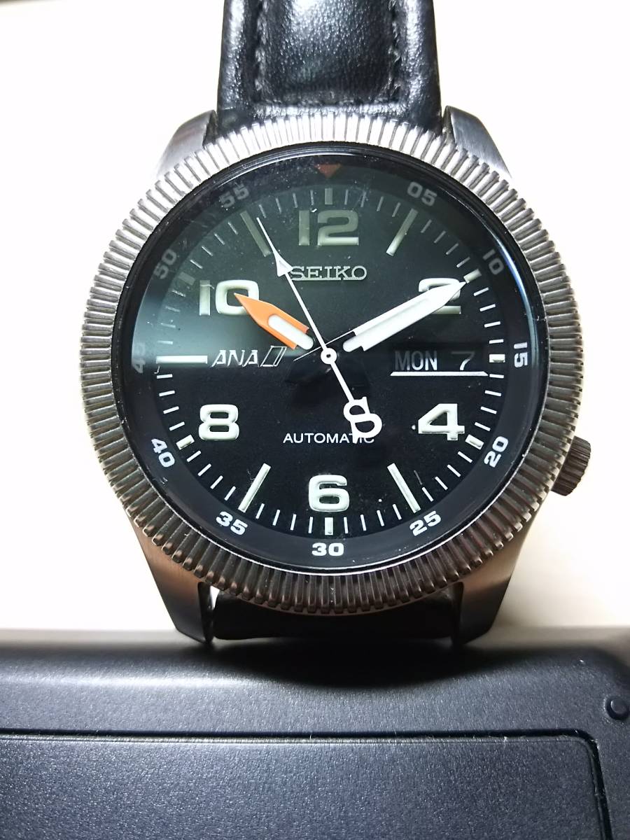 安価 極上 SEIKO セイコー ANA パイロットウォッチ 自動巻き メンズ 腕時計 